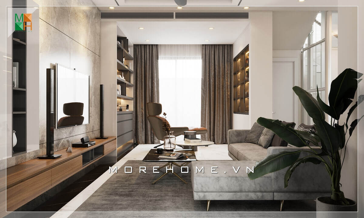 Tuyển chọn các mẫu bố trí phòng khách biệt thự đẹp